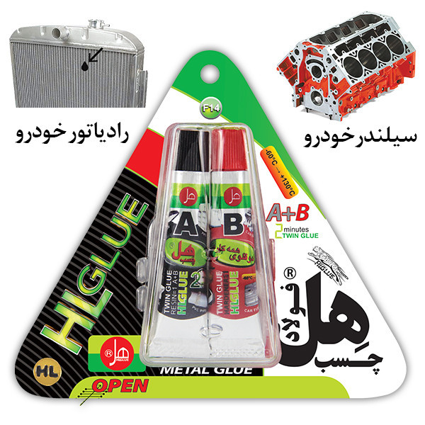 چسب دوقلو هل مدل F14 حجم 14میلی لیتر