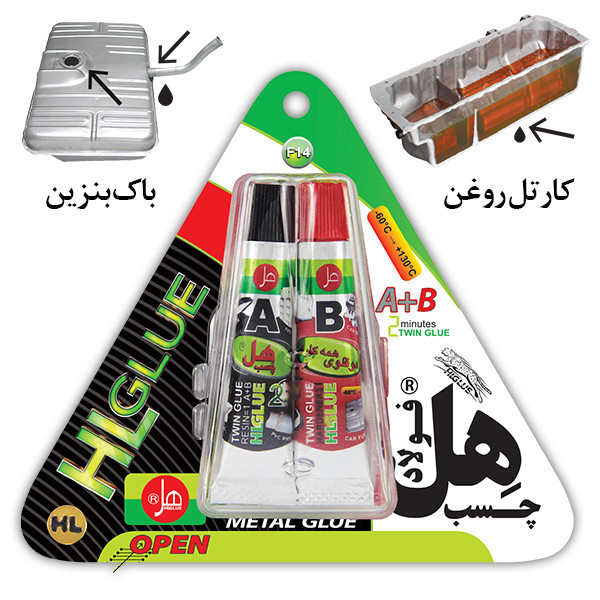 چسب دوقلو هل مدل F14 حجم 14میلی لیتر